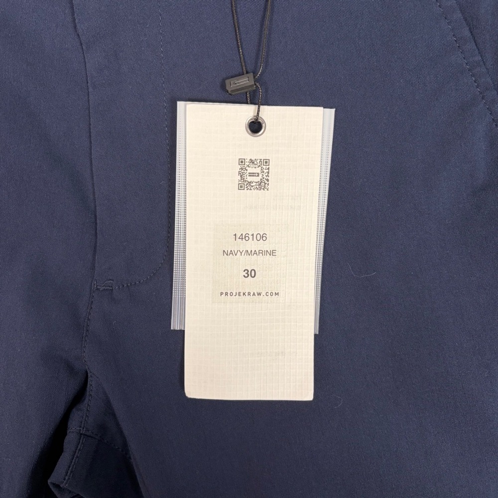 Projek Raw Pants Mens 30 Navy Blue Bungeeflex Classic Fit Stretch Work Chino - Picture 7 of 10